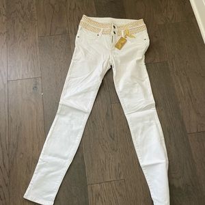 Robins jeans gold studs